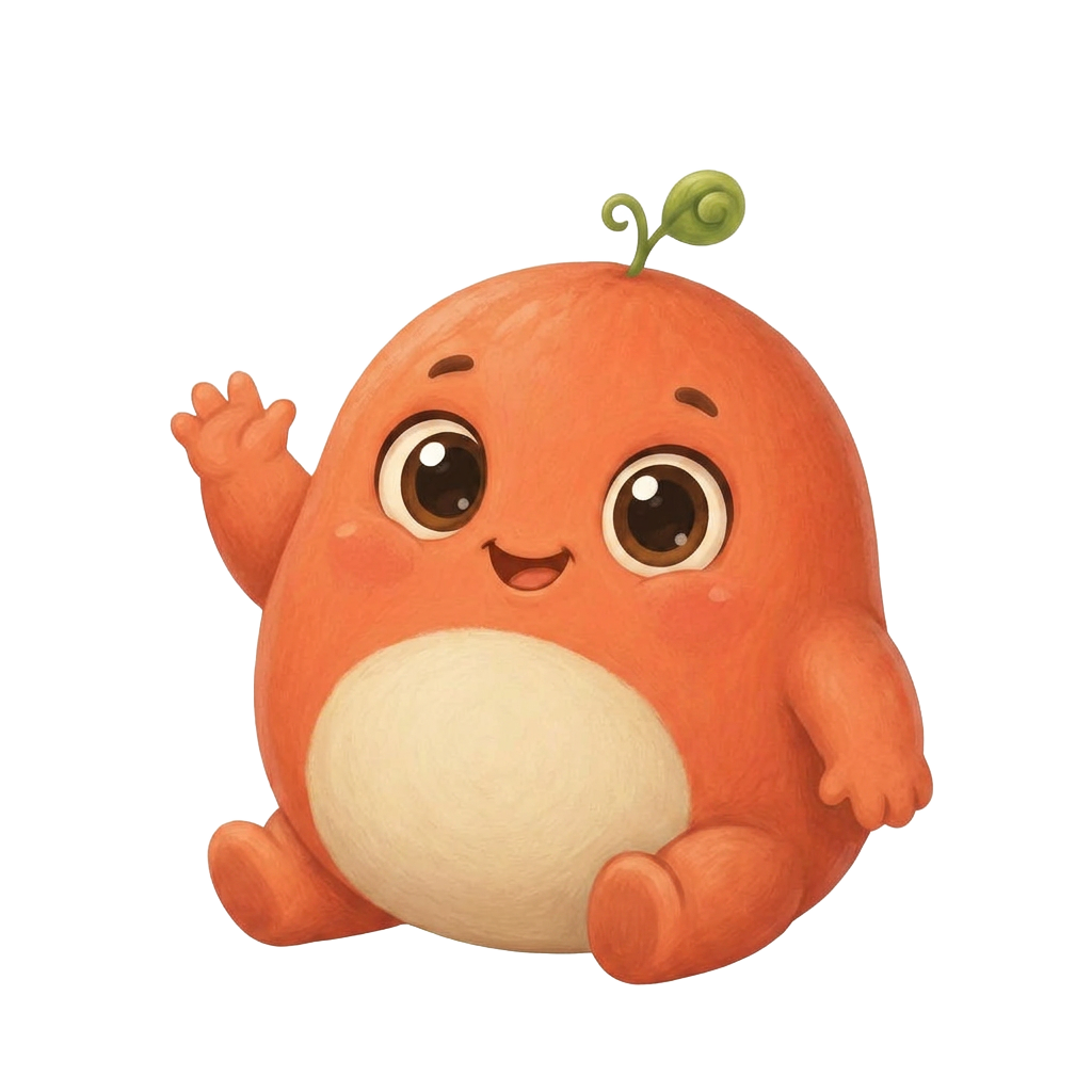 Pip stage 1 — a round seedling blob